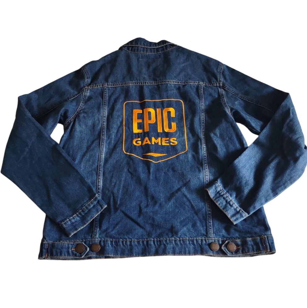 Epic Games 2021 Medium Blue Denim Jacket